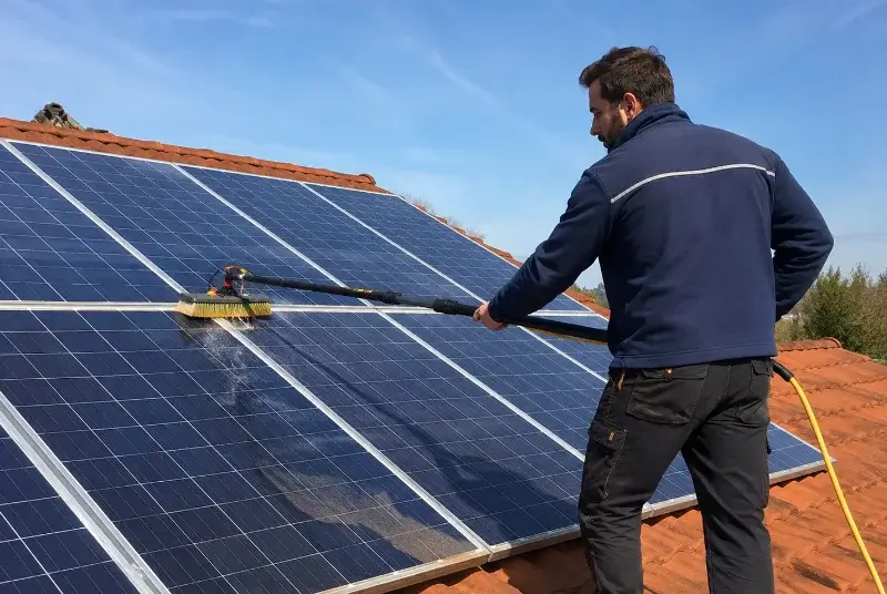 Nettoyage et entretien de panneaux solaires à Saint-Jean-de-Tholome